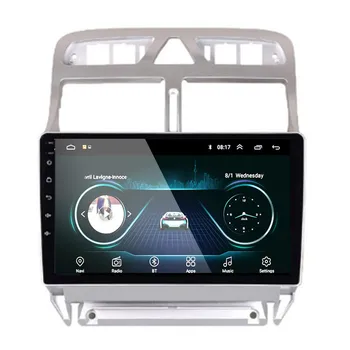 2Din 1G＋16G Android 9.0 Automobilinis FM Radijas Vaizdo GPS Grotuvo Peugeot 307 307CC 307SW 04-13
