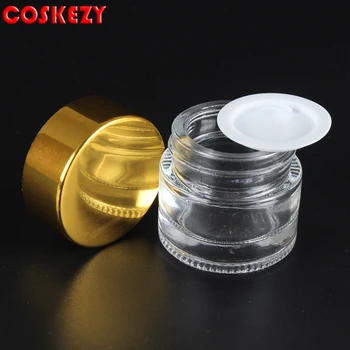30g kosmetikos stiklainį su blizga aukso ir 30g kosmetikos konteineriai grietinėlės indelį sandėlyje