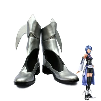 Kingdom Hearts Gimimo Iki Miego Aqua Moterims Cosplay Batai Batai Sidabro Individualų Dydį