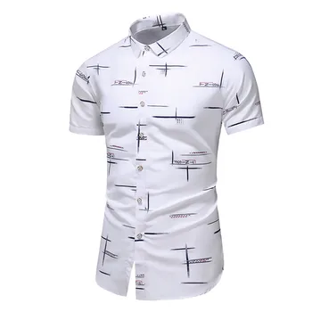 Mados 9 Stiliaus Dizainas Trumpas Rankovės Atsitiktinis Marškinėliai vyriški Spausdinti Paplūdimio Palaidinė 2021 M. Vasaros Drabužių ir Azijos Dydis