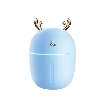 Mielas Pet Oro Drėkintuvas 300ML Nešiojamas Ultragarsinis Aromaterapinis Difuzorius šalto Rūko Purkštuvu Naktį LED Lempa USB Mini Drėkintuvas
