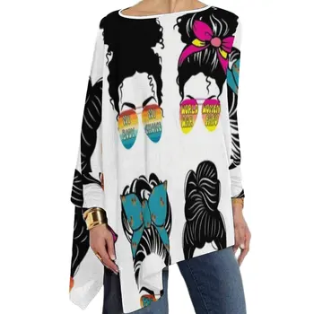 Moterų Teisių Atspalvių Marškinėliai Pro Pasirinkimas Kawaii Long Sleeve T Shirts Gatvės Mados Didelio Dydžio Trišakius Lady Grafinis Drabužių, Dovanų Idėjos