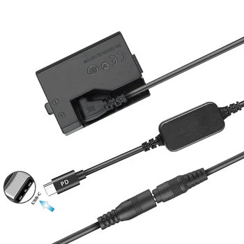 PD USB-C Kabelio ACK-E10 DR-E10 LP-E10 Manekeno Baterija, Adapteris, skirtas 