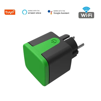 Tuya Smart Plug 16A Wifi Smart Lauko Vandeniui Elektros Lizdas Smart Gyvenimo lizdo Elektros Kištuką Su Alexa, Google 