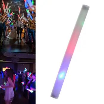 Įvykis Šalies Festivalis Šviesa šviečia Tamsoje RGB LED Nudžiuginti Vamzdis Švyti Lazdos Spalvinga Mirksi LED Putų Stick